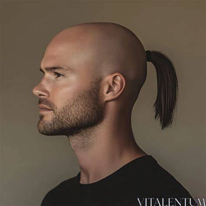Bald guy corona ponytail r/malehairadvice