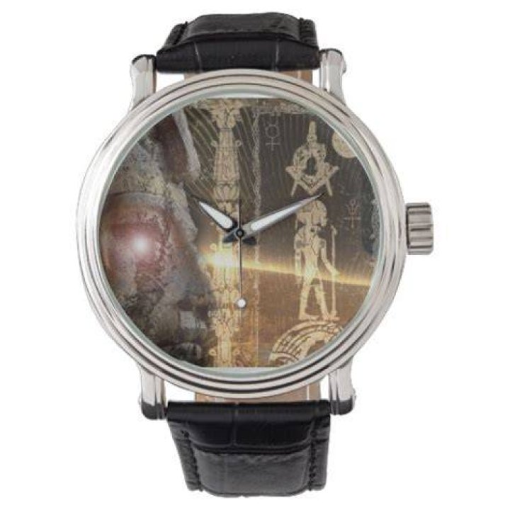 Egyptian Masonic Anunnaki watch Zazzle