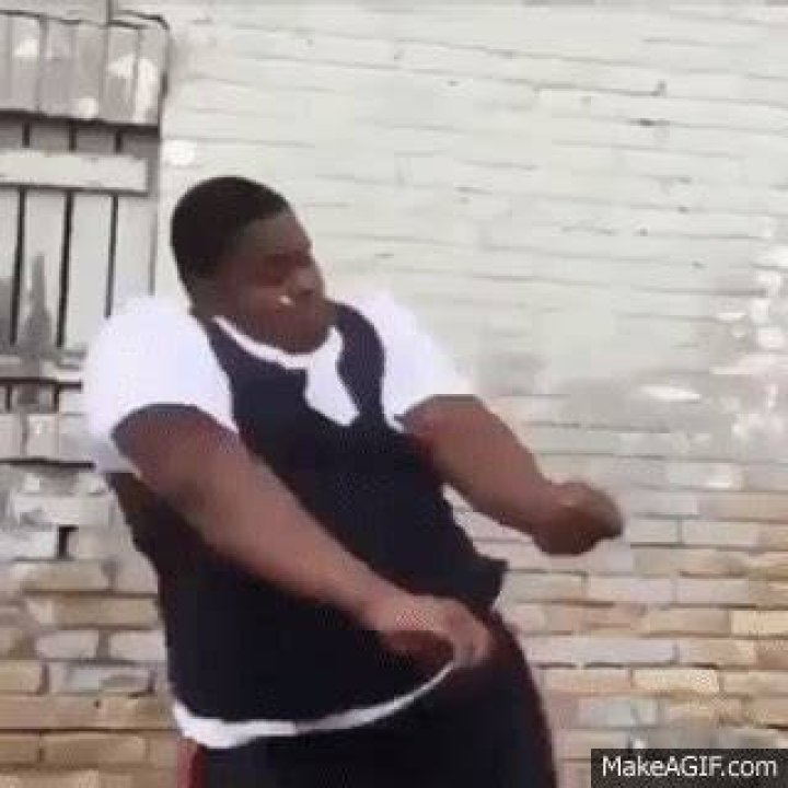 Fat Black guy Dancing on Mallorca YouTube