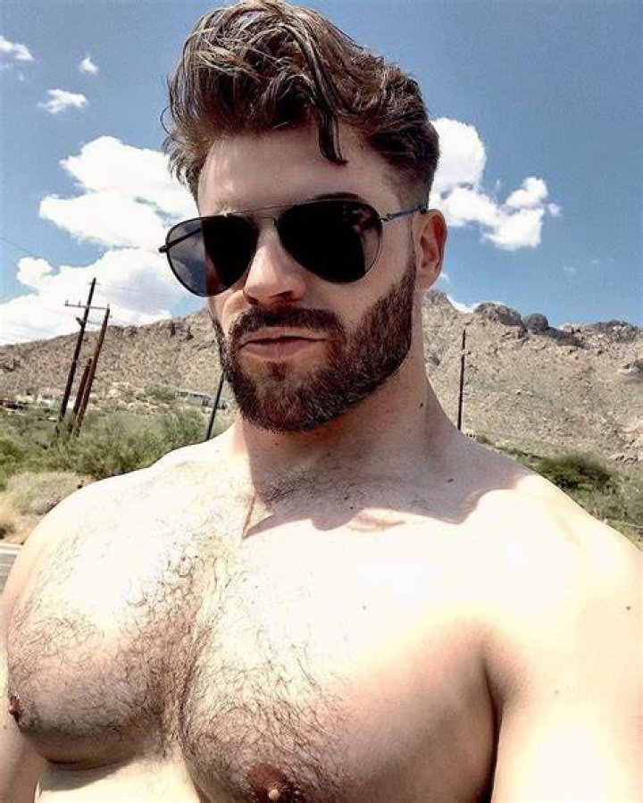 Pin on Hairy muscle men
