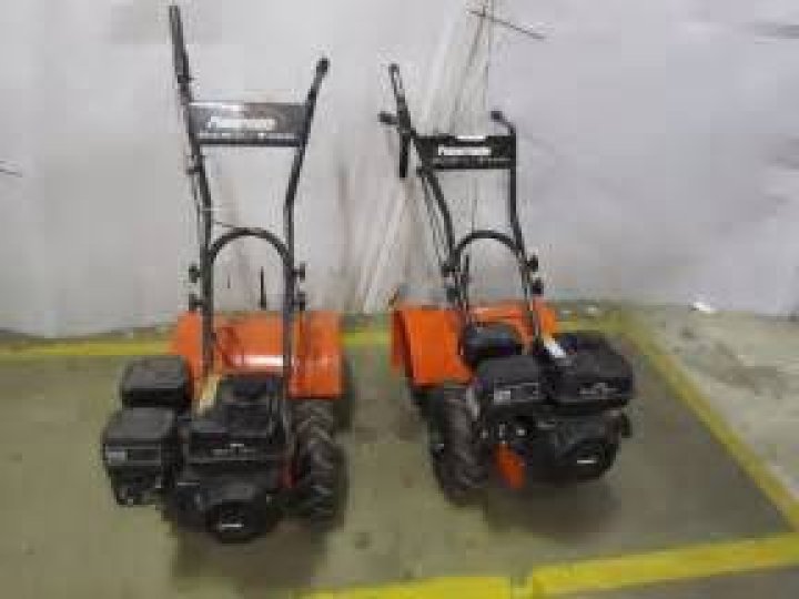Powermate 18 in. 196cc Gas 4Cycle RearTine TillerPRTT196E The Home